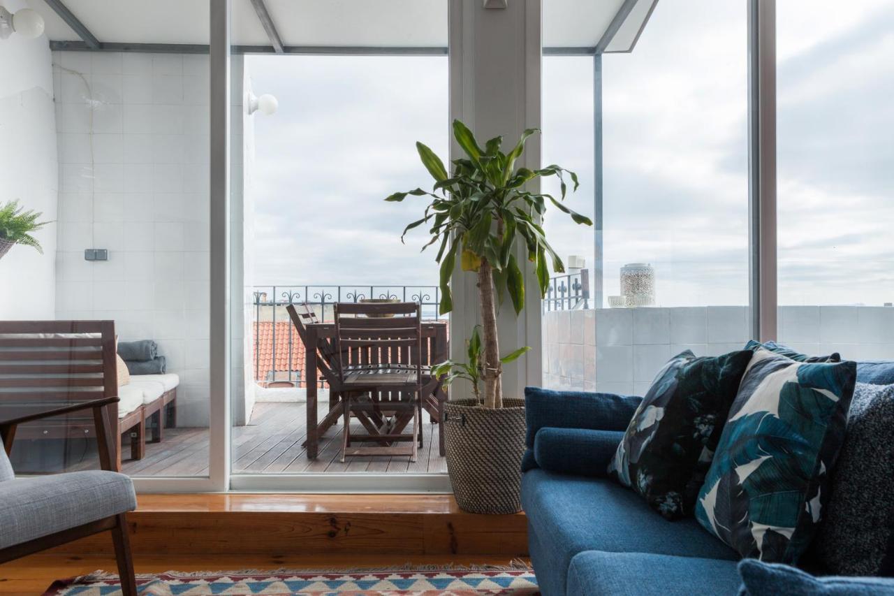 Amazing Rooftop Terrace With River And Historic City View 4 Bedrooms 4 Bathrooms Ac 19Th Century Building Chiado Lisboa Dış mekan fotoğraf