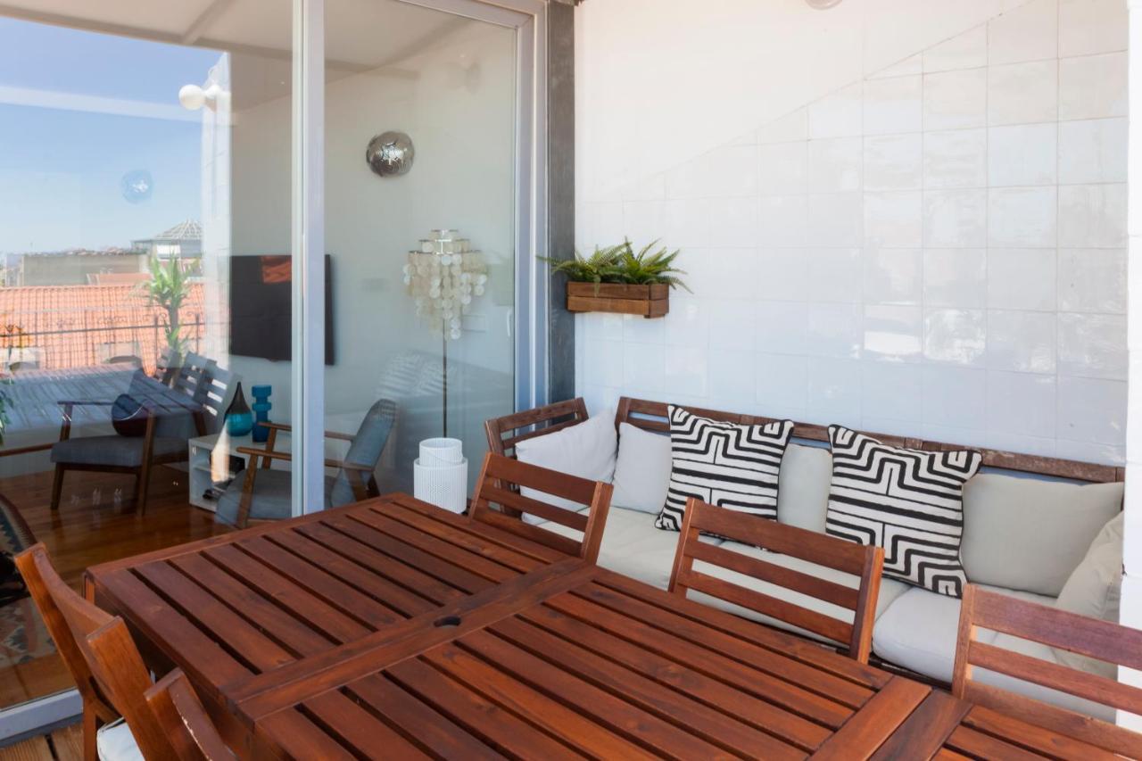Amazing Rooftop Terrace With River And Historic City View 4 Bedrooms 4 Bathrooms Ac 19Th Century Building Chiado Lisboa Dış mekan fotoğraf